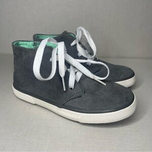 Cat & Jack Charcoal High-Top Sneakers‎ with White Laces